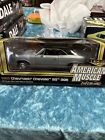 AMERICAN MUSCLE 1:18 1966 CHEVELLE SS 396 Silver/BlacINTERIOR DIECAST!
