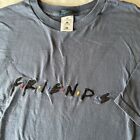 VTG 90s NBC Experience Friends TV Show Embroidered T-Shirt Adult XXL Blue M10