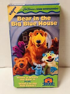 Bear in the Big Blue House Home is Where the Bear Is Volume 1 VHS 1998 Slipcover