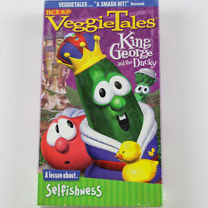 Veggie Tales King George and the Ducky VHS 2000 A Lesson About Selfishness