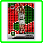 Larry Bird ALL-TIME GREAT RED PRIZM 2020-21 Panini Mosaic NBA Card #295 Celtics