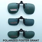 Polarized flip up clip on sunglasses foster grant fish drive unisex frame lens