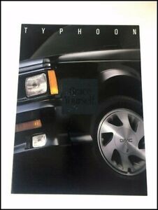 1993 GMC Typhoon Factory Original Car Sales Brochure Catalog Poster