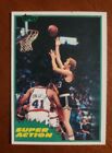 1981 Topps Basketball #E101 - Larry Bird Super Action