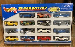 Rare 2000 Mattel Hot Wheels Turbo Force 15 Car Gift Pack Includes 3 Ferrari Cars