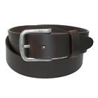 New CTM Men's Leather Removable Buckle Bridle Belt