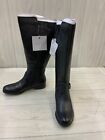 Naturalizer Jean WC Knee High Boot, Women's Size 8M, Black Leather NEW MSRP $225