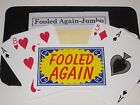 Jumbo Fooled Again Magic Trick - Stage, Street, Sucker Card Trick, Adult, Parlor