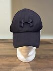 UNDER ARMOUR HAT Mens L Adult Black Fitted CAP Logo 4 Way STRETCH