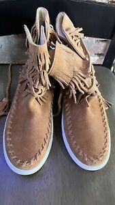 Maiden Lane Brown Suede Shoes, Size 10 Brown