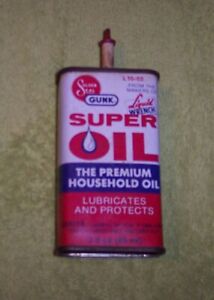 New ListingVintage Super Oil Liquid Wrench Tin Can Household Solder Seal 3 fl oz  Empty