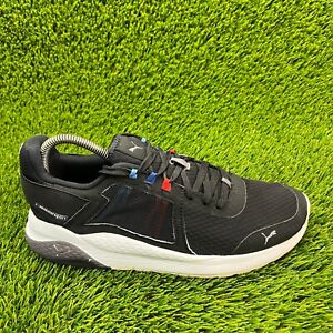 Puma BMW Motorsport Men Size 8.5 Black Athletic Running Shoes Sneakers 306505-01