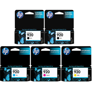 GENUINE HP 920 Ink Cartridge 5-Pack for Officejet 6000 6500 7000 7500