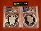 2023 S PROOF SILVER PEACE & MORGAN DOLLAR PCGS PR70 FIRST DAY ISSUE FLAG BALAN