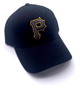 PITTSBURGH PIRATES BLACK HAT MVP AUTHENTIC MLB BASEBALL TEAM ADJUSTABLE NEW CAP