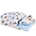 Cat Sleeping Bed,Pet Cave with Zipper,Cat Cave Bed for Indoor Cats & Small L H