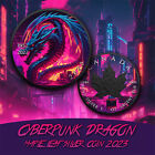 2023 Canada Maple Leaf Cyberpunk Dragon Black Edition 1 oz Silver Coin