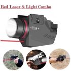 Tactical Red Laser LED Flashlight Red Dot Sight For Pistol Weaver 20mm Rail
