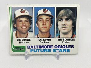 New Listing1982 Topps - Future Stars #21 Cal Ripken, Jeff Schneider, Bobby Bonner (RC)