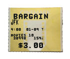 JFK Authentic Original Movie Ticket Stub Vintage 1991 By Director Oliver Stone
