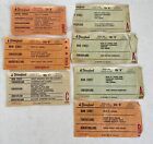 Vintage Lot of 7  Disneyland Individual Tickets. 3 adult, 3 child, 1 junior
