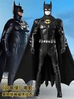 The Flash Movie Keaton Batman Cosplay Costume Outfits Halloween Jumpsuit Cloak