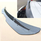 99CM Universal Car Rear Roof Lip Spoiler Tail Trunk Wing Sticker Carbon Fiber