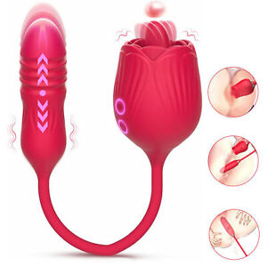 G-spot Rabbit Vibrator Realistic Dildo Anal Clitoral Massager Sex Toys for Women