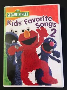 123 ~ SESAME STREET ~ KIDS' FAVORITE SONGS 2 ~ DVD, 2001 ~ SNAPCASE ~ 1+ SHIP