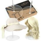 Acrylic Hat & Wig Stand Tabletop Display Stand, Set of 2 (TAESARAM BRAND)