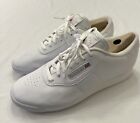 Reebok Classic Princess Walking Shoes White Leather Sneakers Womens Size 12