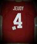 Jerry Jeudy Signed Autographed Football Jersey w/ Beckett COA Crimson Tide