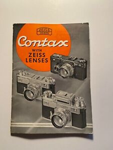 Zeiss Ikon Contax Camera Brochure & 1937 Price Guide