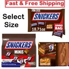 Snickers Fun Size Chocolate Bars, Jumbo Candy Bag ( Select Your Size )