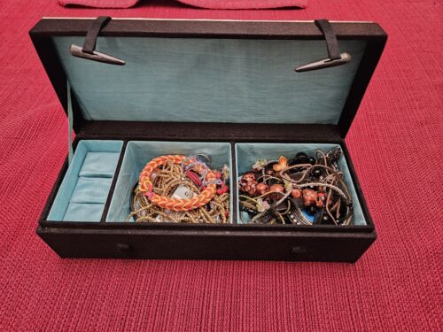 Huge lot Of Costume Jewelry And Jewelry Box