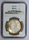 New Listing1883-P NGC MS64* Star  grade - awesome toning on both sides.