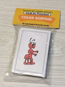 Color Sorting - 56 Laminated Cards - Activity Set