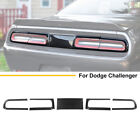5x Carbon Fiber Rear Taillight Cover Trim Accessories for Dodge Challenger 2015+ (For: 2021 Dodge Challenger R/T Scat Pack)
