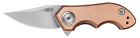 Zero Tolerance Knives SFO Frame Lock ZT 0022CU CPM-20CV Stainless Solid Copper