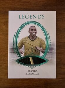 2023 Futera Unique Ronaldo Legends Game Used Patch Card #’d 4/15