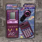 New Vintage 9999 in 1 Super Brick Game LCD Handheld Video Game +Watch/Calculator