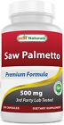 Best Naturals Saw Palmetto 10:1 Extract Prostate Supplements for Men - 120 Caps
