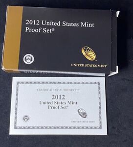 2012-S United States Clad Proof Set OGP & COA 14 Coins Free Shipping