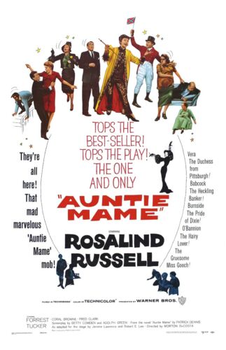 Auntie Mame movie poster (a) : 11 x 17 inches - Rosalind Russell