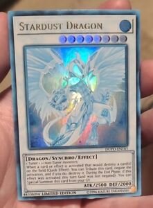 ghost alter Stardust Dragon Duel Power DUPO-EN103 Limited Ultra Rare yugioh card
