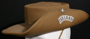 Vietnam War In-Country Slouch Boonie Bush Hat Cap 'Thailand' Rocker Patch, Rare