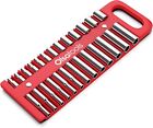 Olsa Tools Portable Socket Organizer Tray 1/4-inch Drive Red Fits Deep & Shallow