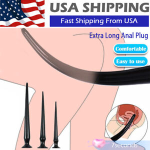 Super Long Butt Plug Huge Flexible Anal Dildo Suction-Cup Sex Toy for Women Men