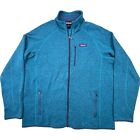 Patagonia Better Sweater Men's XL Soft Cozy Outdoor Fleece Jacket Blue Teal