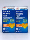 Back &Muscle Pain Naproxen Sodium 220 mg 2 x 90 Ct Ea Exp 6/25+ Comp To Aleve